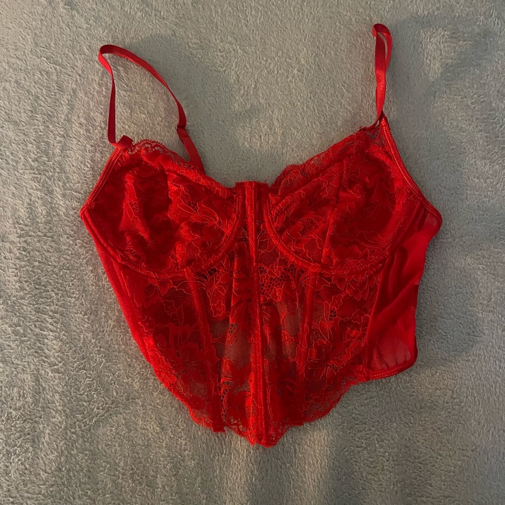 Red Corset Top